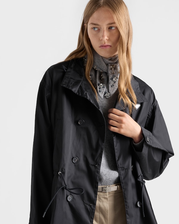 Re-Nylon rain jacket - Black Re-Nylon rain jacket - Black