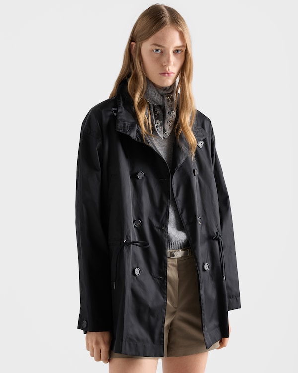 Re-Nylon rain jacket - Black Re-Nylon rain jacket - Black