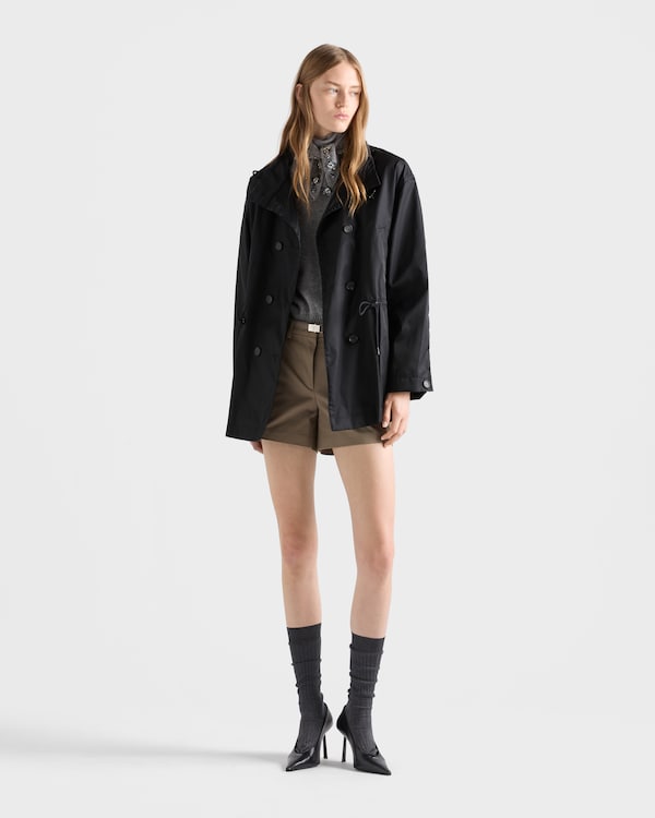 Re-Nylon rain jacket - Black Re-Nylon rain jacket - Black