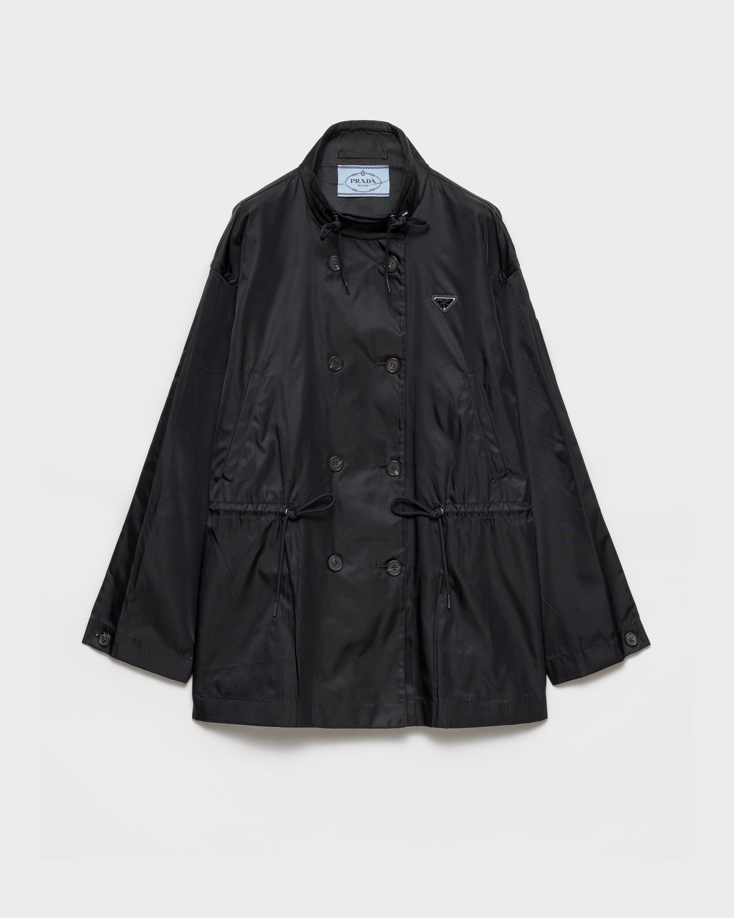 Black Re-nylon Rain Jacket | PRADA - Netherlands