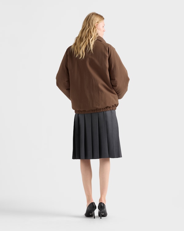 Daunenjacke aus Re-Nylon - Tabak Daunenjacke aus Re-Nylon - Tabak