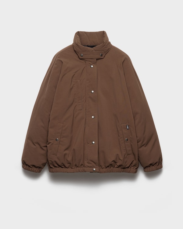 Daunenjacke aus Re-Nylon - Tabak Daunenjacke aus Re-Nylon - Tabak