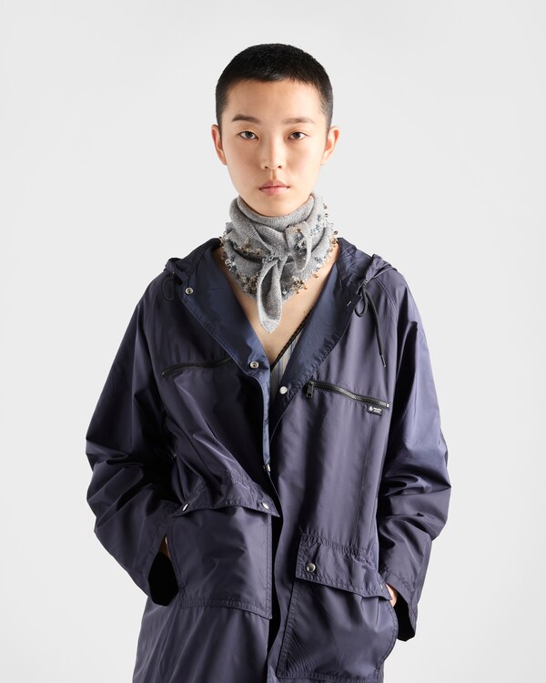 輕盈 Re-Nylon 雨衣 - 藍色 輕盈 Re-Nylon 雨衣 - 藍色