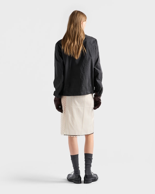 Lightweight Re-Nylon blouson jacket - Black Lightweight Re-Nylon blouson jacket - Black