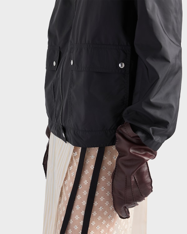 Lightweight Re-Nylon blouson jacket - Black Lightweight Re-Nylon blouson jacket - Black