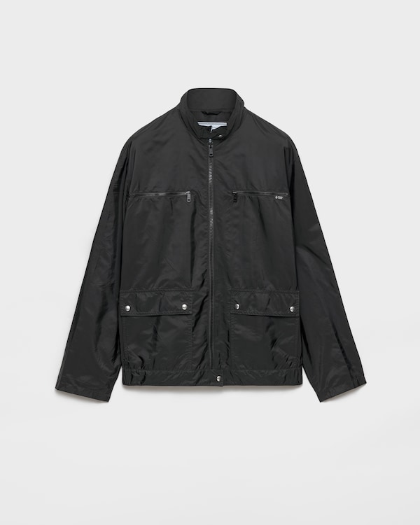 Lightweight Re-Nylon blouson jacket - Black Lightweight Re-Nylon blouson jacket - Black