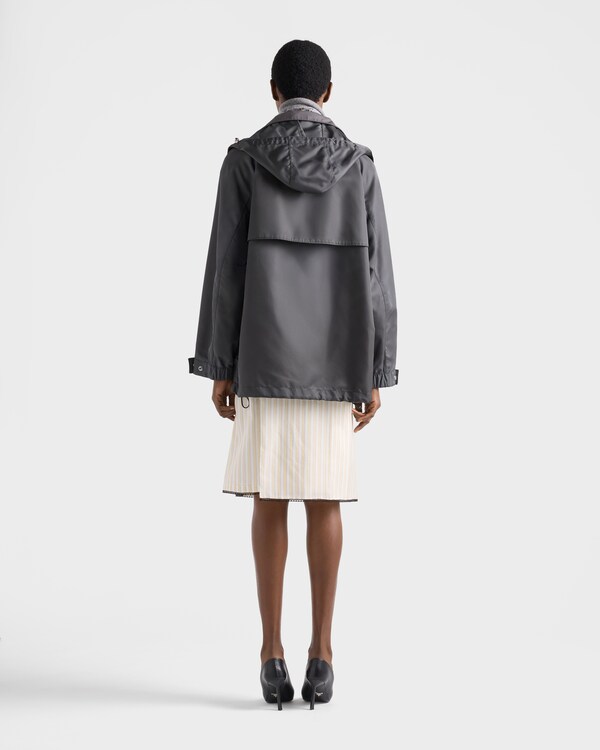 Washed Re-Nylon jacket - Lead Gray Washed Re-Nylon jacket - Lead Gray