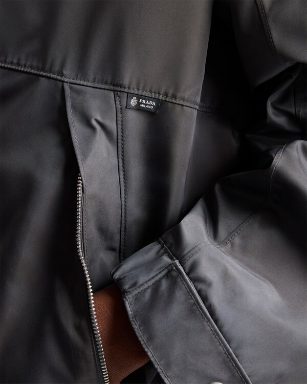 Washed Re-Nylon jacket - Lead Gray Washed Re-Nylon jacket - Lead Gray