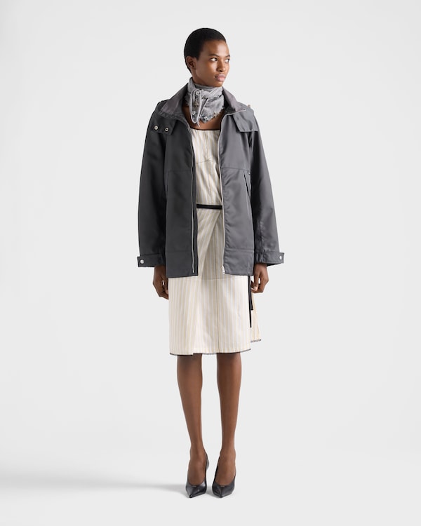 Washed Re-Nylon jacket - Lead Gray Washed Re-Nylon jacket - Lead Gray