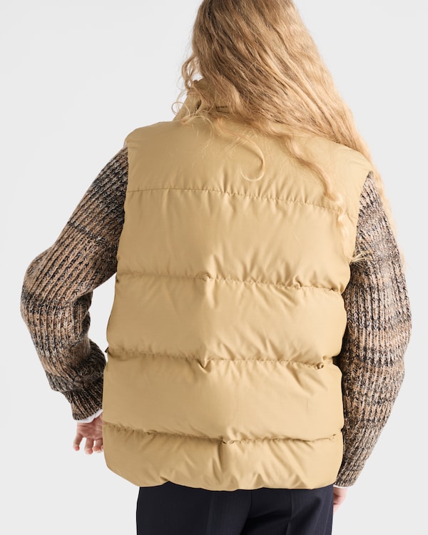 Medium-weight technical fabric down vest Medium-weight technical fabric down vest
