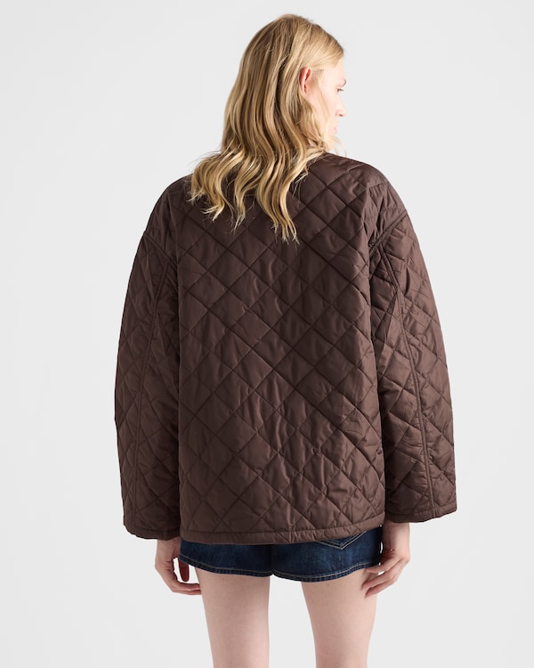 Lightweight, quilted Re-Nylon jacket - Cocoa Brown Lightweight, quilted Re-Nylon jacket - Cocoa Brown