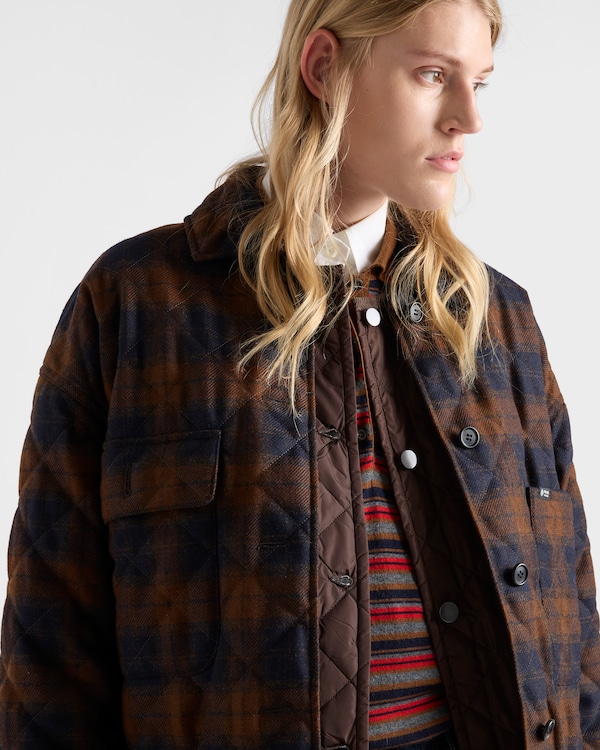 Lightweight, quilted Re-Nylon jacket - Cocoa Brown Lightweight, quilted Re-Nylon jacket - Cocoa Brown