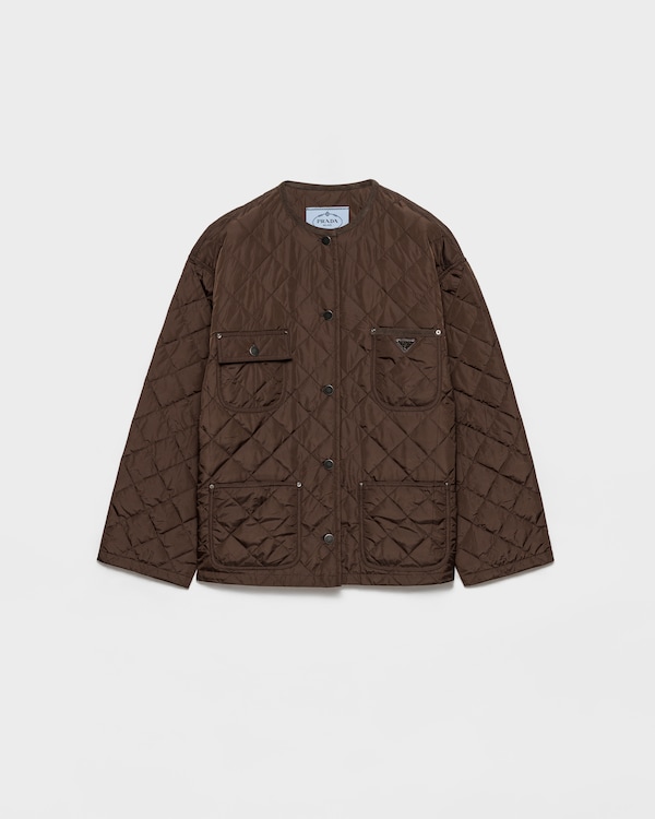 Lightweight, quilted Re-Nylon jacket - Cocoa Brown Lightweight, quilted Re-Nylon jacket - Cocoa Brown
