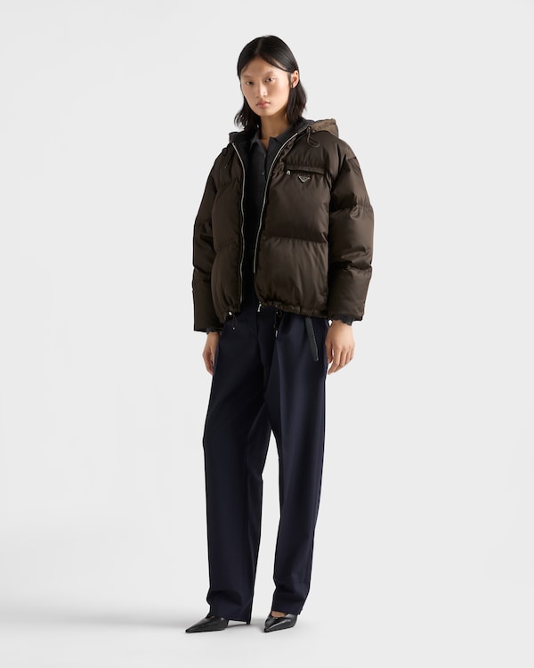 Re-Nylon down jacket - Cocoa Brown Re-Nylon down jacket - Cocoa Brown