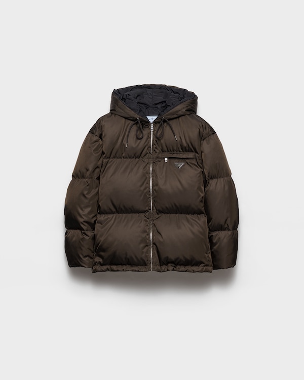 Re-Nylon down jacket - Cocoa Brown Re-Nylon down jacket - Cocoa Brown