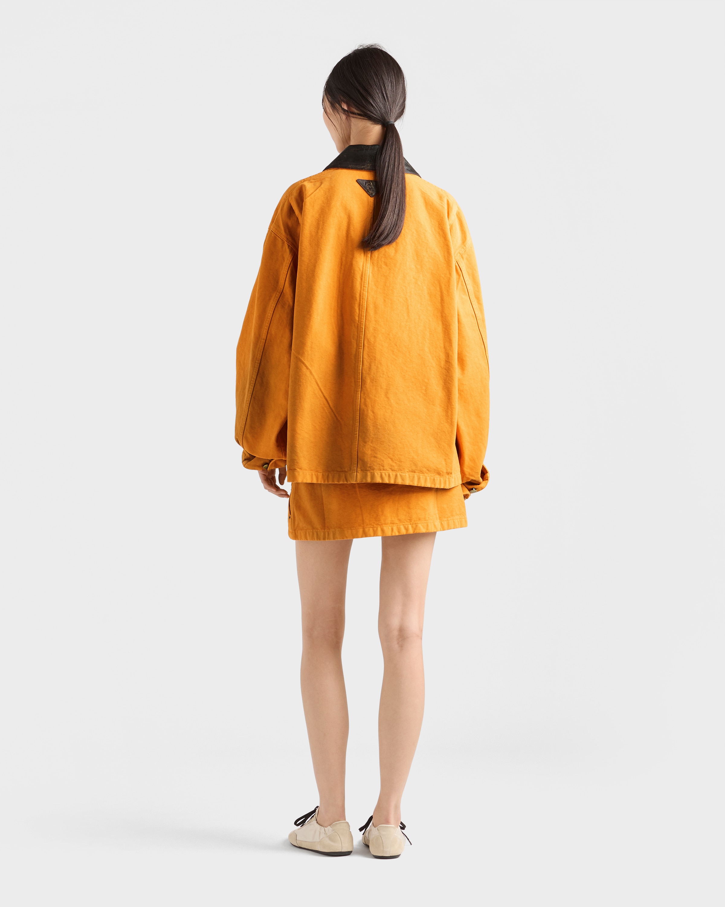 Orange Canvas Jacket | PRADA