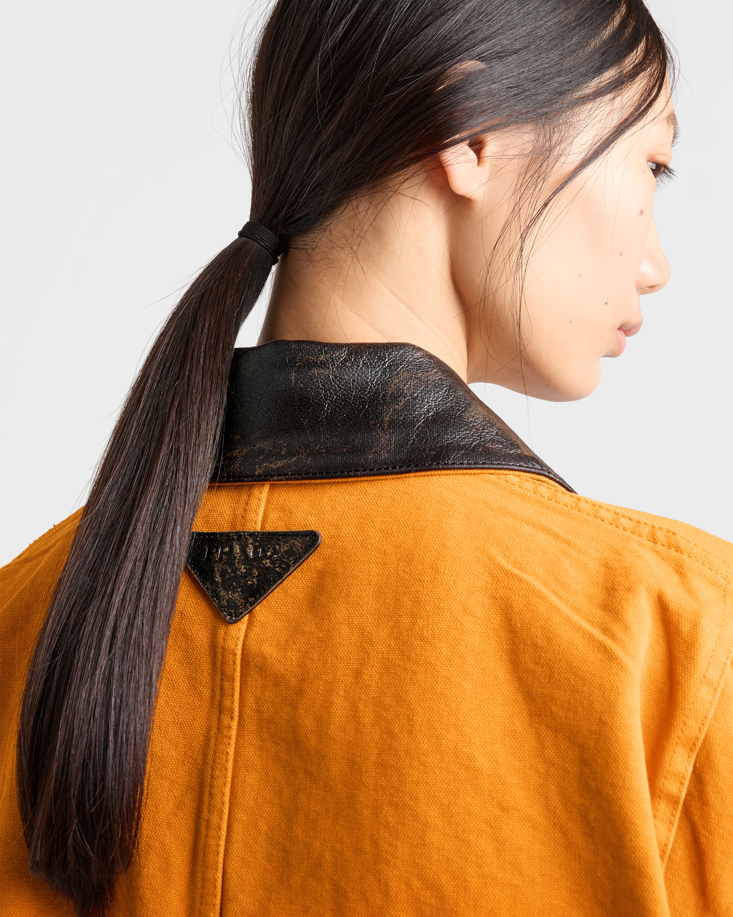 Orange Canvas jacket | PRADA - United States