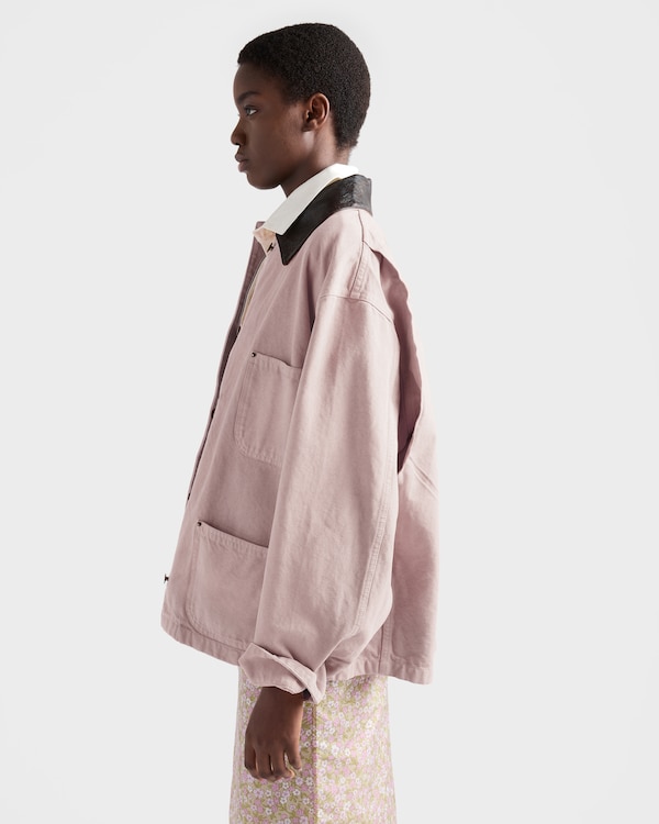 帆布夹克 - 粉红色 帆布夹克 - 粉红色