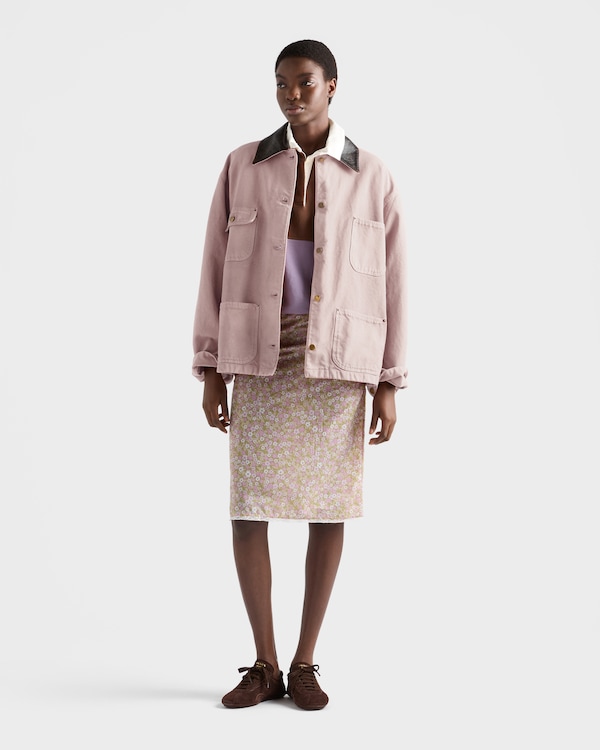 帆布夹克 - 粉红色 帆布夹克 - 粉红色