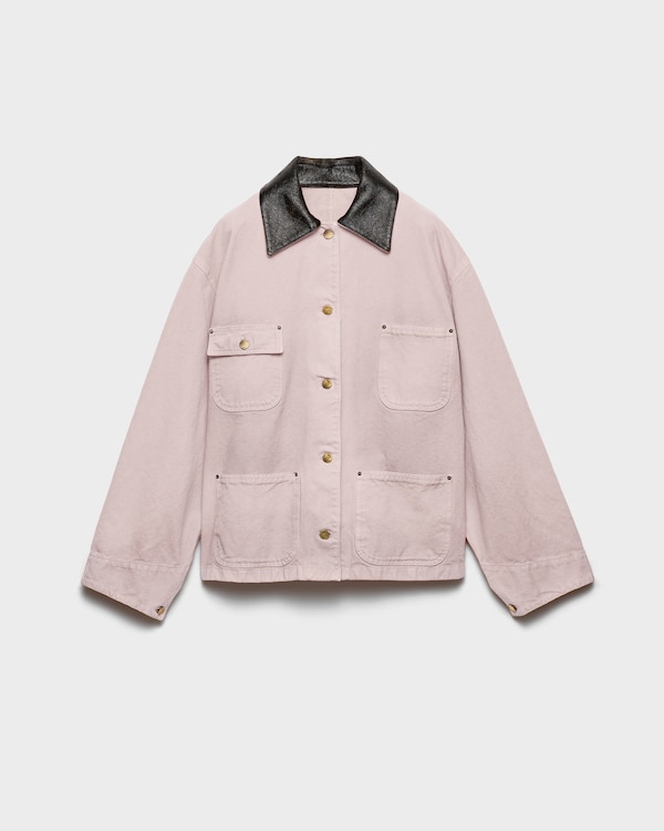帆布夹克 - 粉红色 帆布夹克 - 粉红色