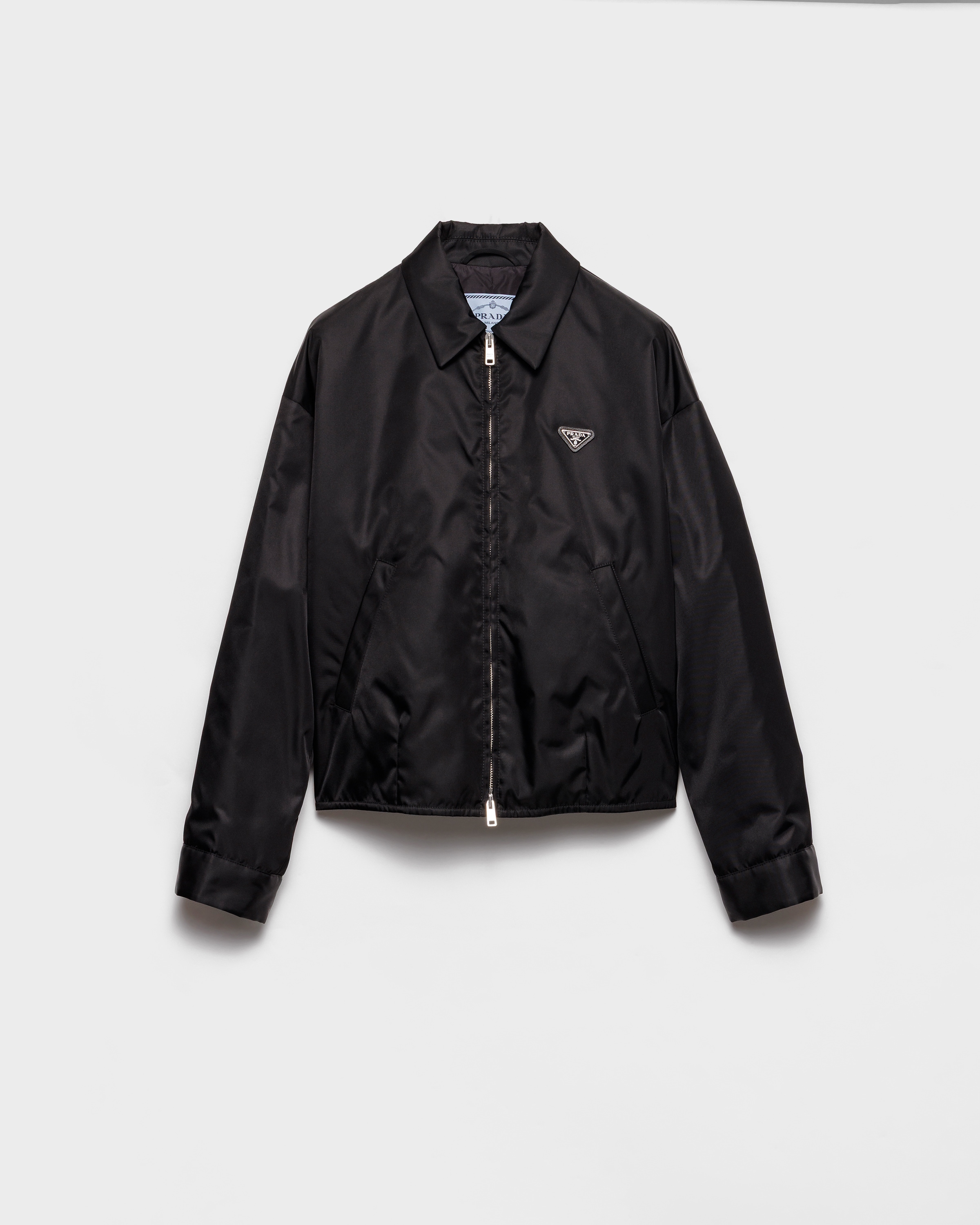 Black Re-nylon Blouson Jacket | PRADA