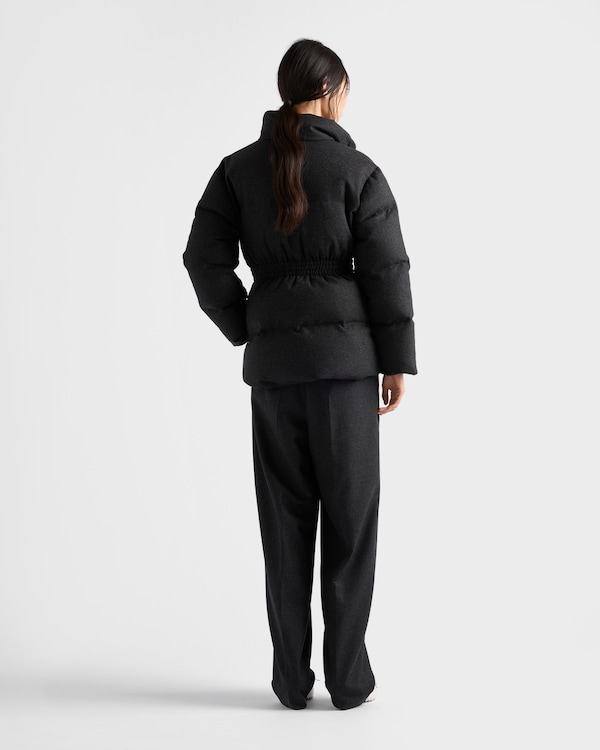 Re-Wool down jacket - Anthracite Gray Re-Wool down jacket - Anthracite Gray