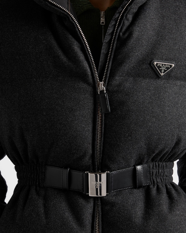 Re-Wool down jacket - Anthracite Gray Re-Wool down jacket - Anthracite Gray