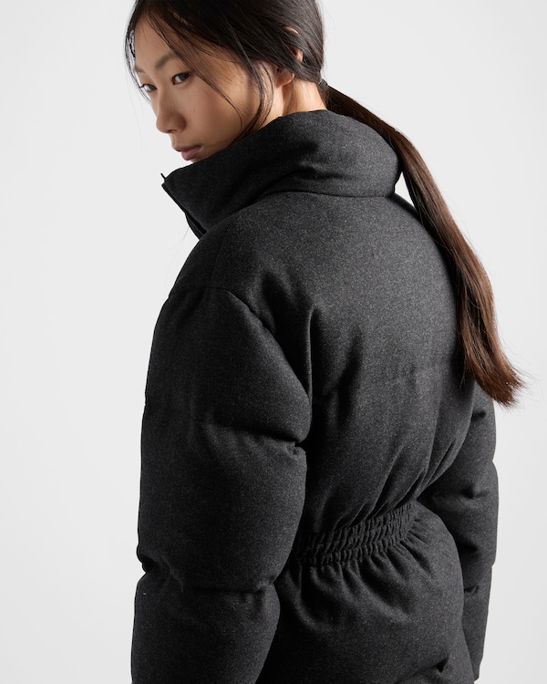 Re-Wool down jacket - Anthracite Gray Re-Wool down jacket - Anthracite Gray