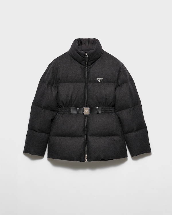 Re-Wool down jacket - Anthracite Gray Re-Wool down jacket - Anthracite Gray