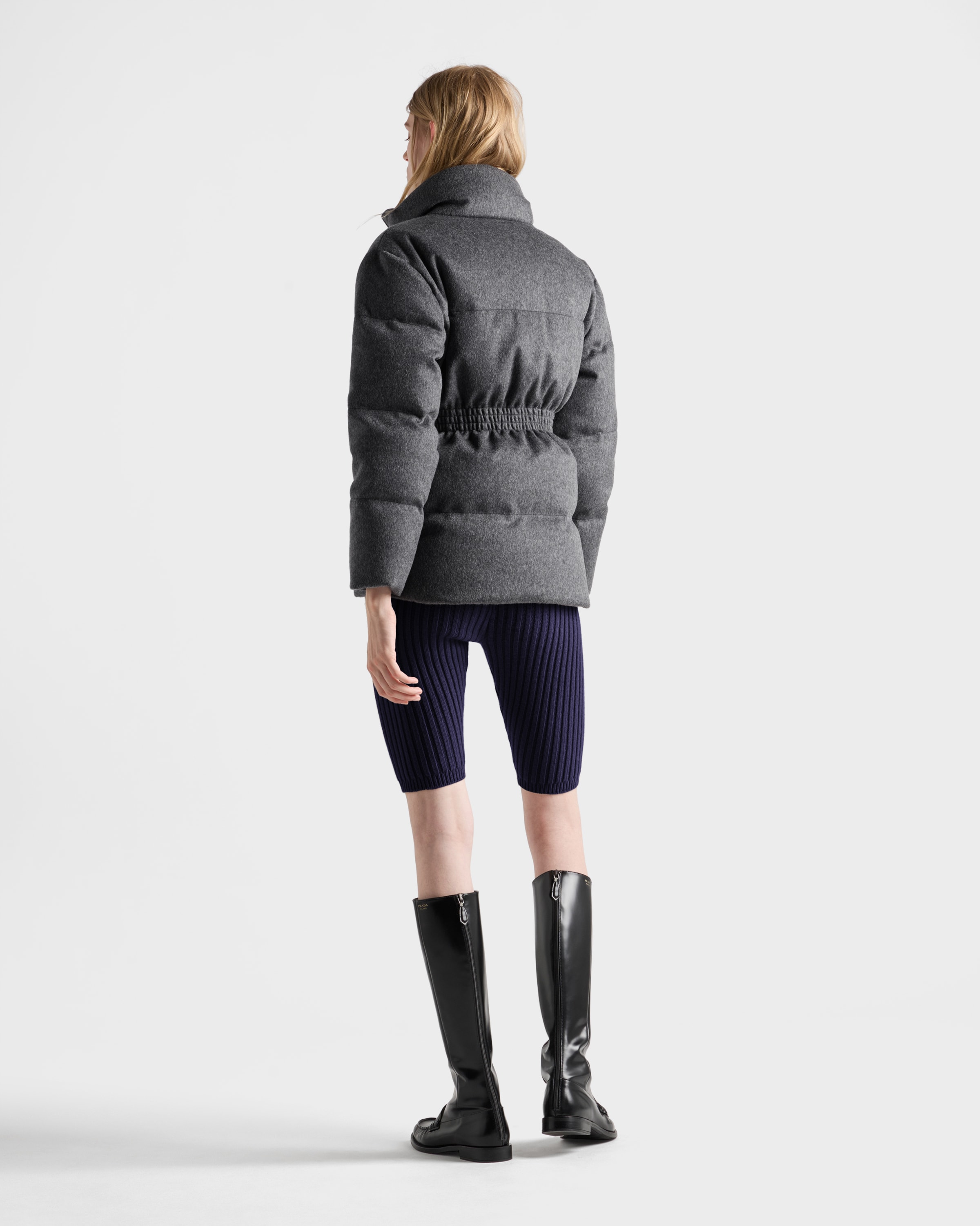 Slate Gray Loden down jacket | PRADA - United States