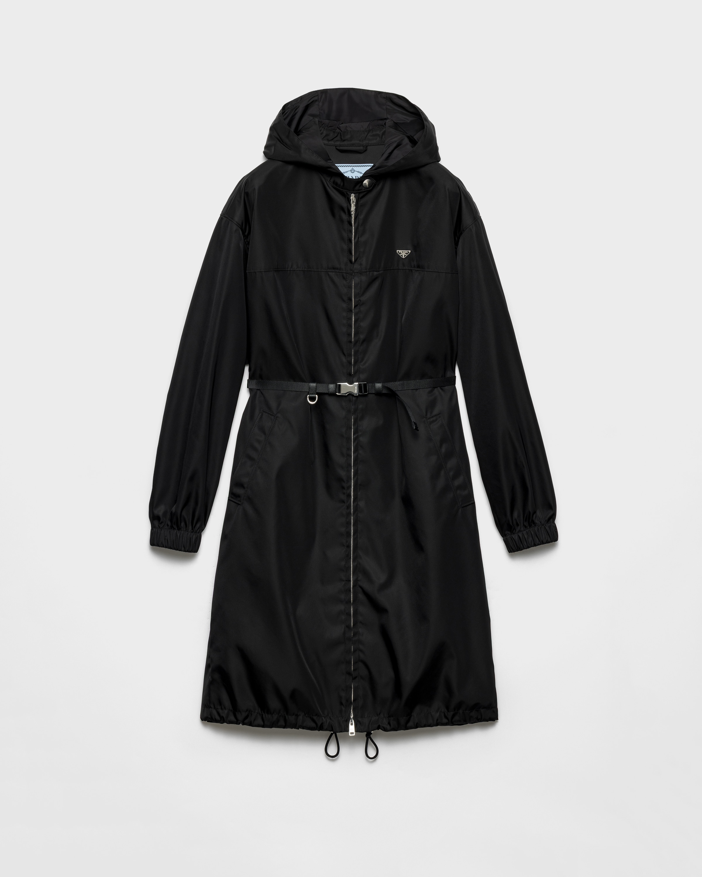 Black Re-nylon Coat | PRADA