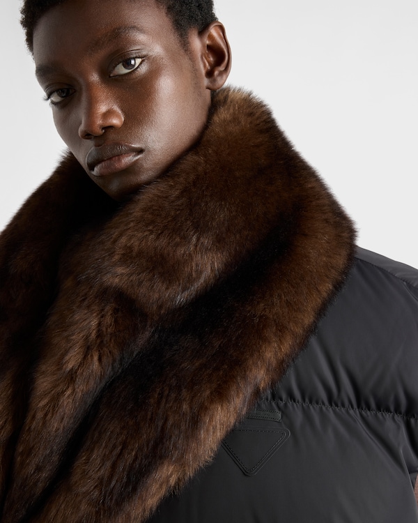 Re-Nylon xシアリング ダウンベスト Re-Nylon xシアリング ダウンベスト