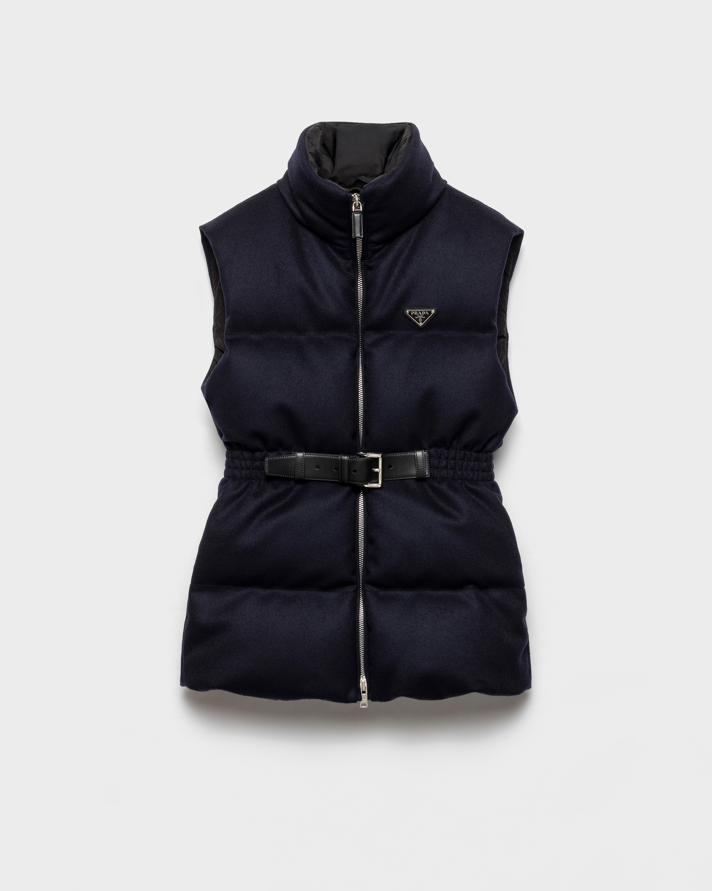 ネイビー ローデン ダウンベスト | PRADA