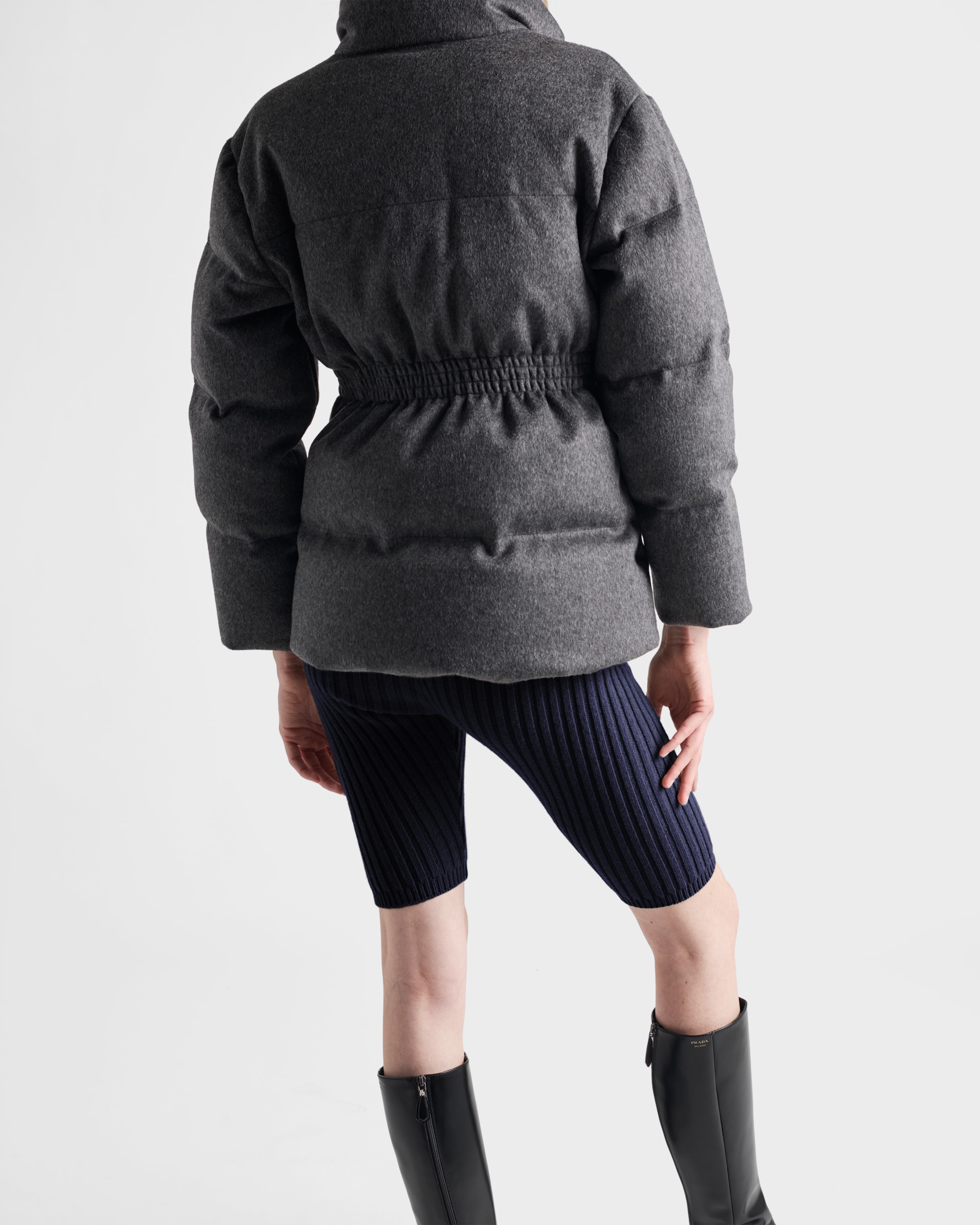 Loden down vest