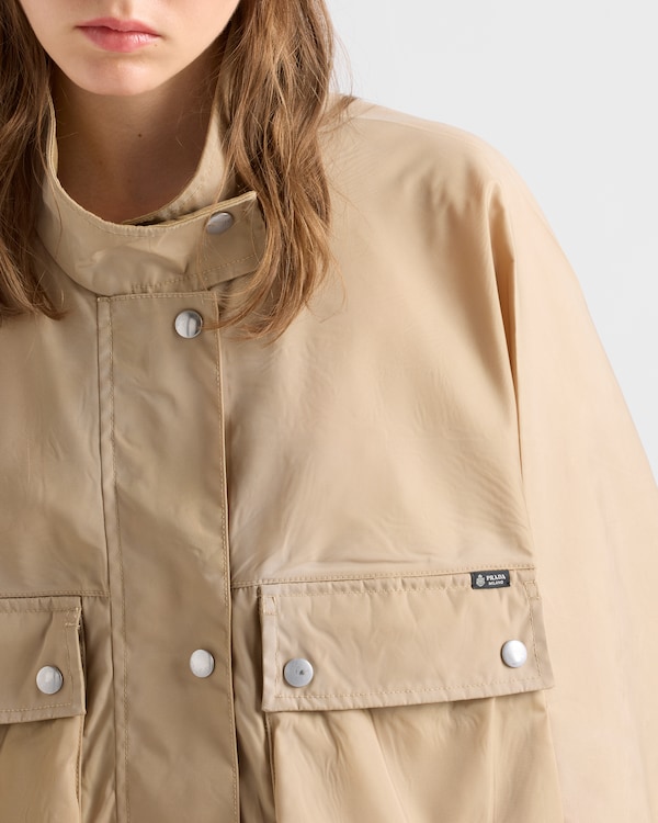 Washed Re-Nylon jacket - Camel Brown Washed Re-Nylon jacket - Camel Brown