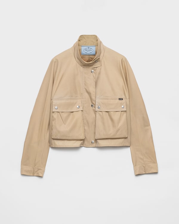 Washed Re-Nylon jacket - Camel Brown Washed Re-Nylon jacket - Camel Brown