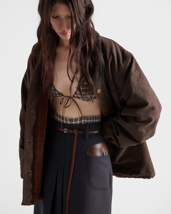 Canvas blouson jacket Canvas blouson jacket