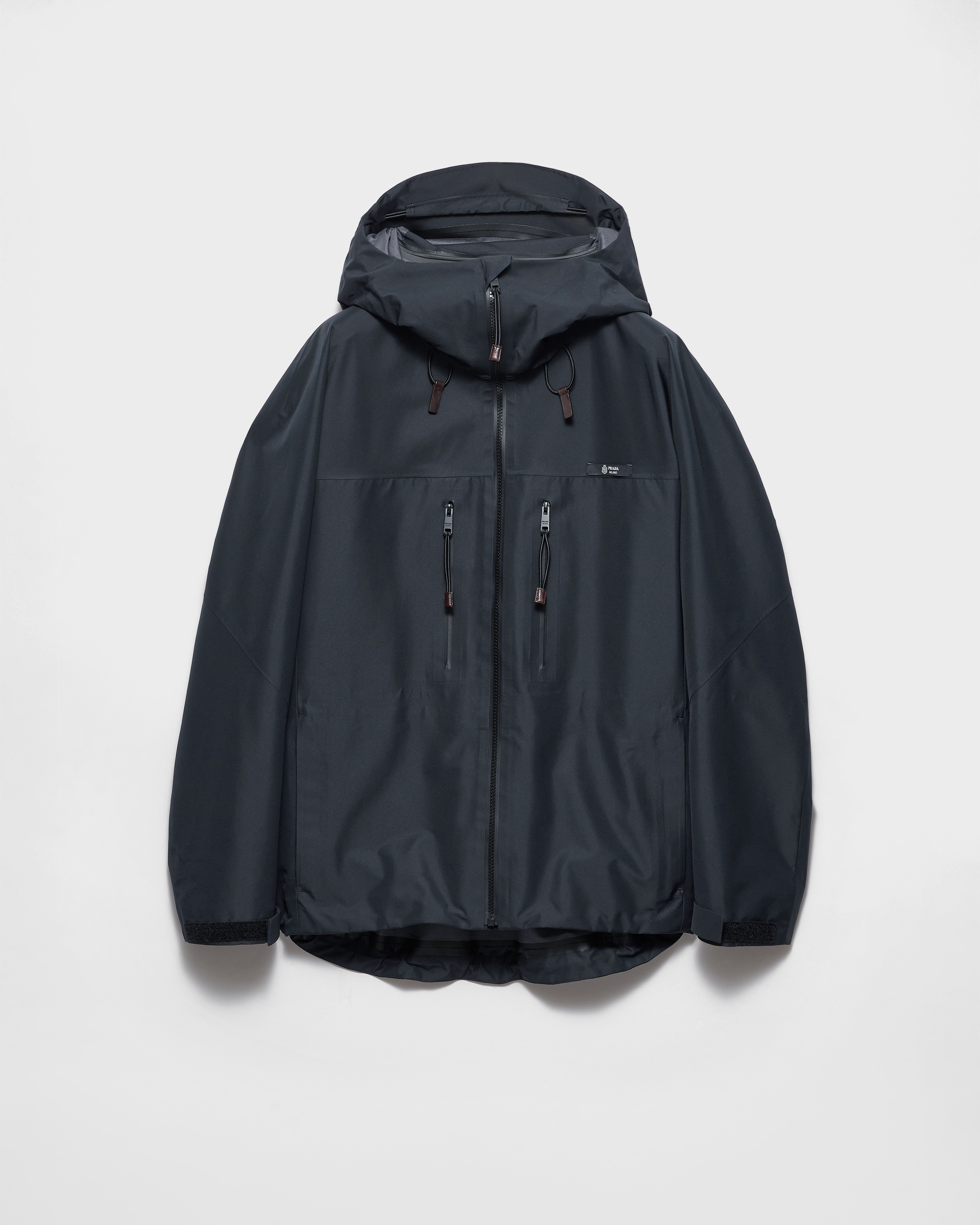 Prada Chaqueta De Tejido Técnico, Mujer, Negro, Talla 42