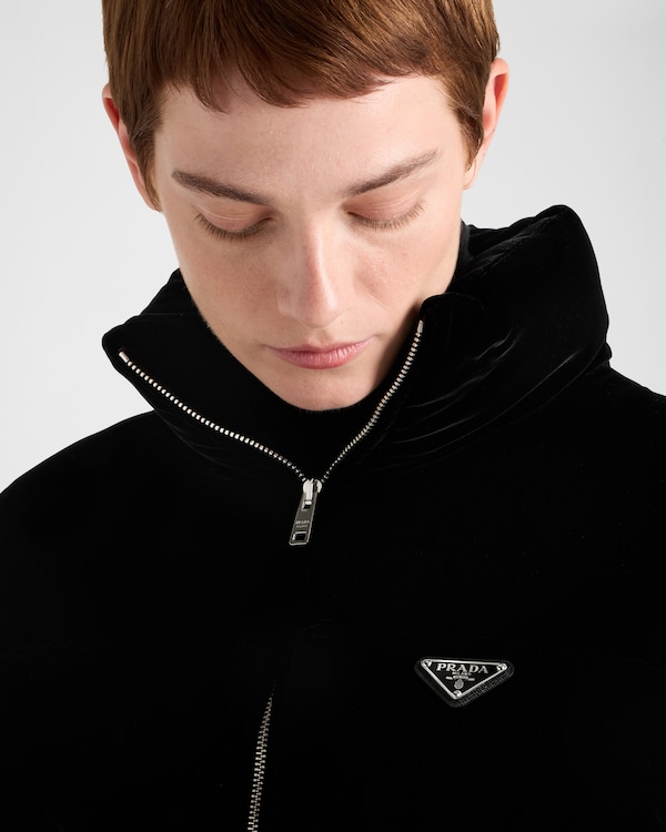 Velvet down vest Velvet down vest