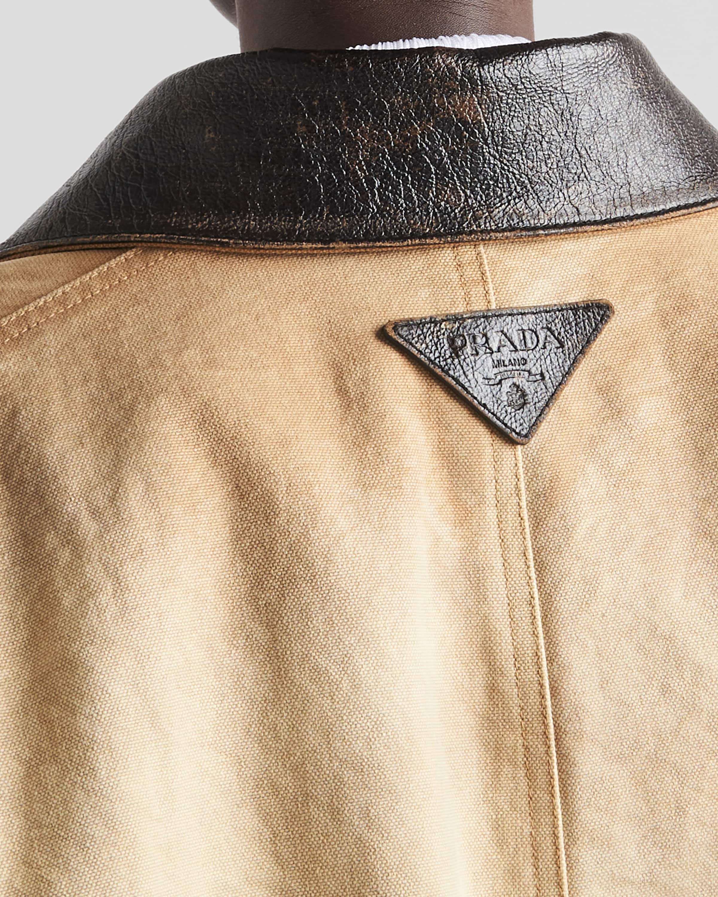 Prada beige jacket clearance