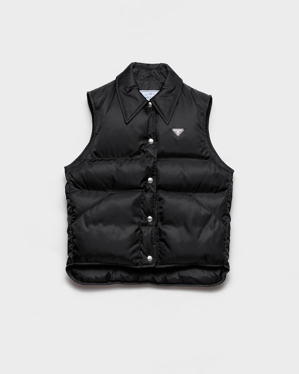 トップス 00s PRADA SPORT nylon vest black INTO · INTO