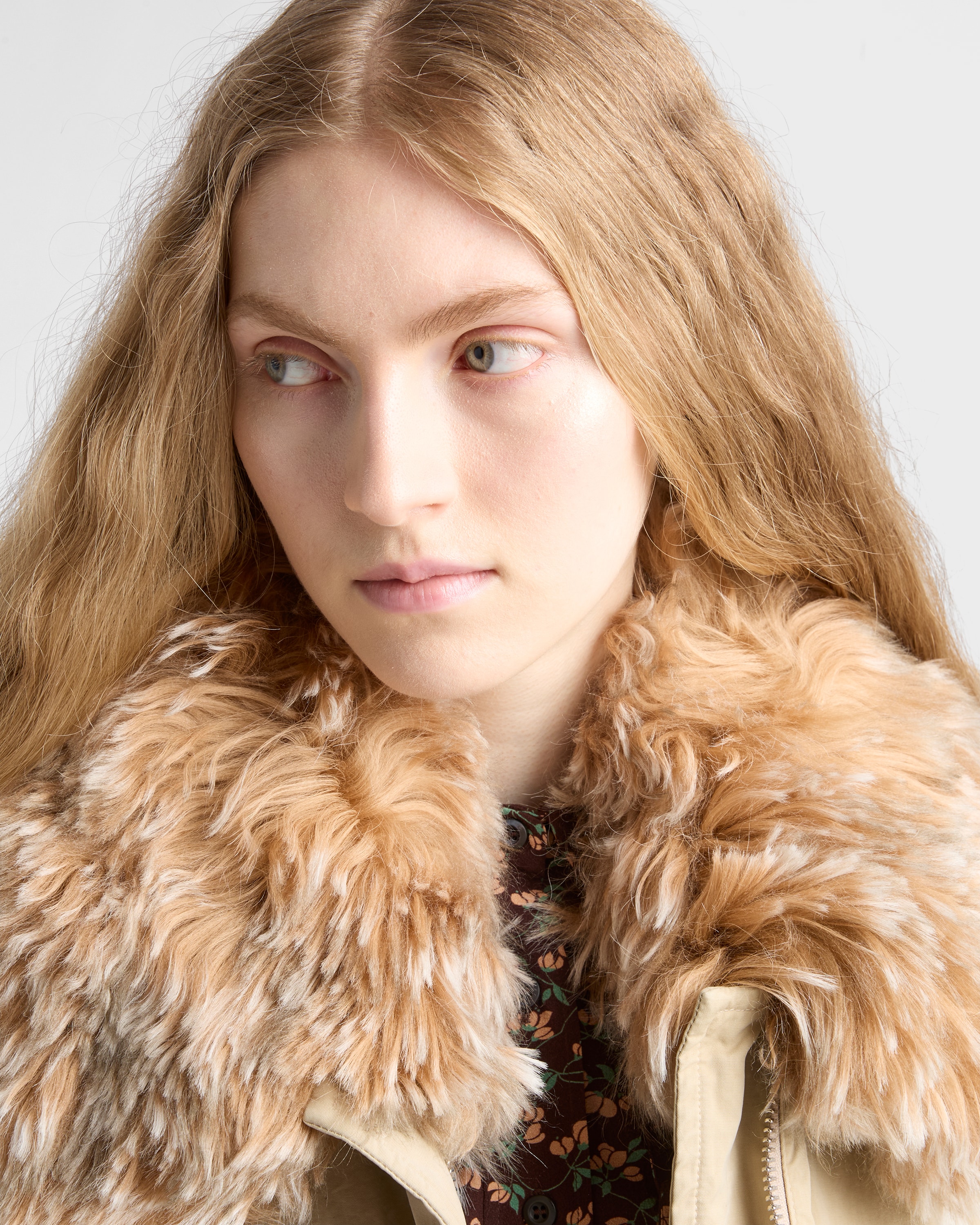 Medium-weight old Panama cotton down jacket