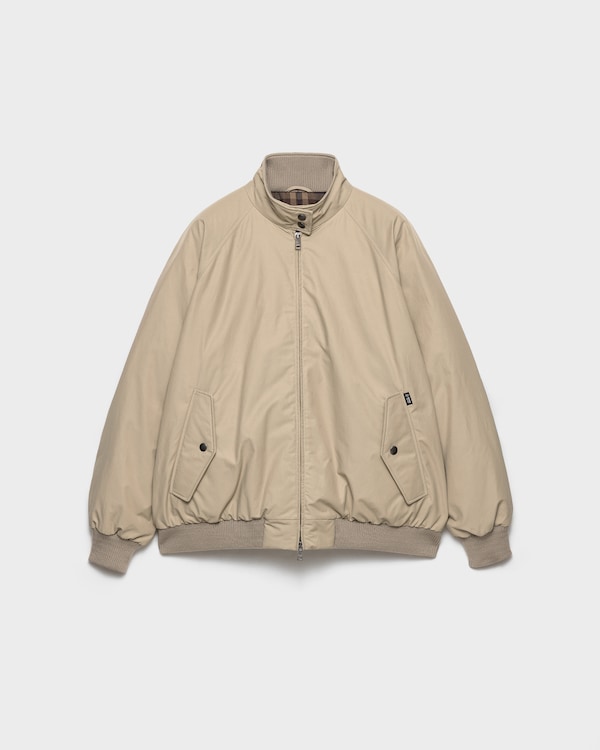 Technical poplin down jacket - Beige Technical poplin down jacket - Beige
