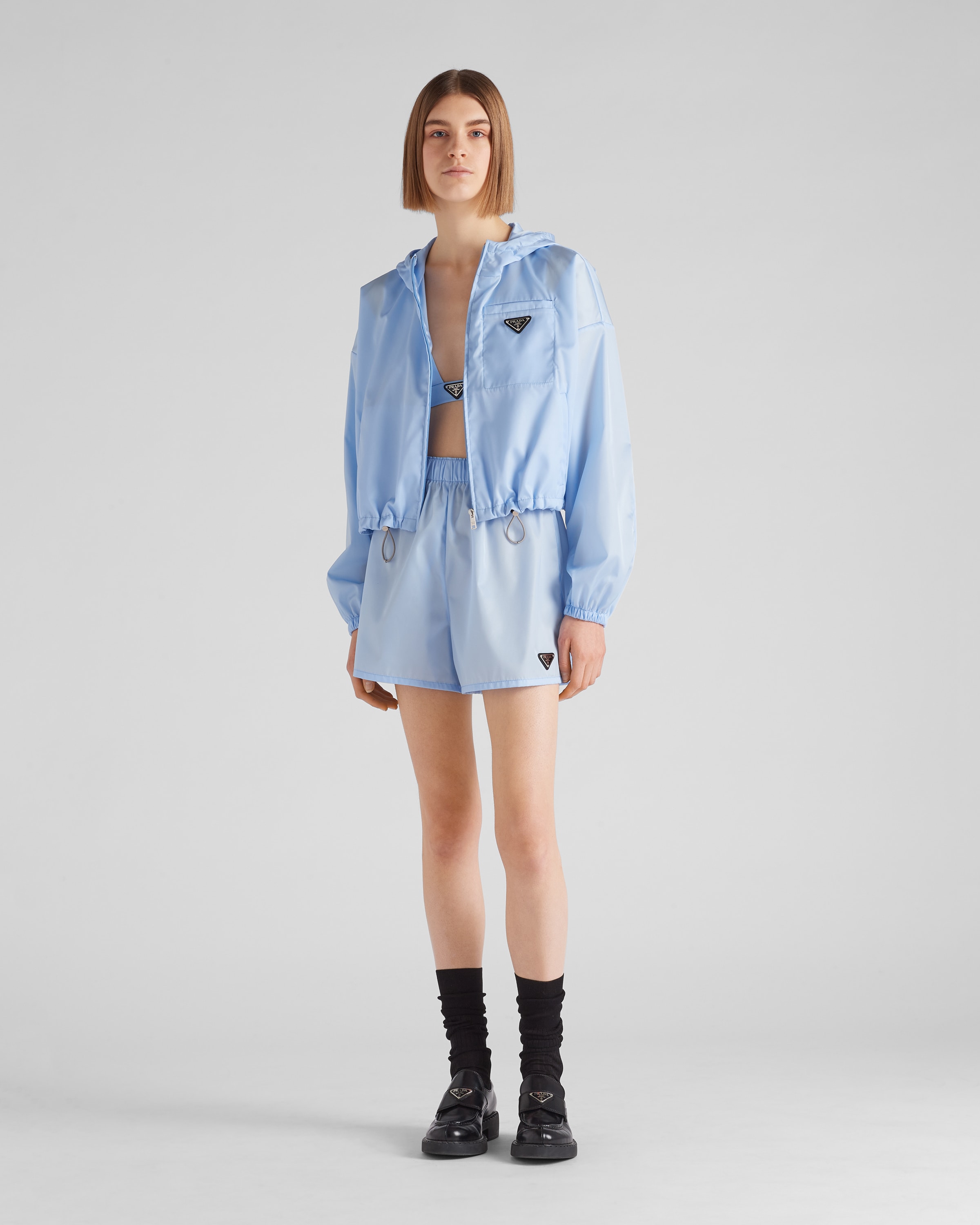 Prada جاكيت قصير من قماش \x22رينايلون\x22 Re\u002DNylon 2