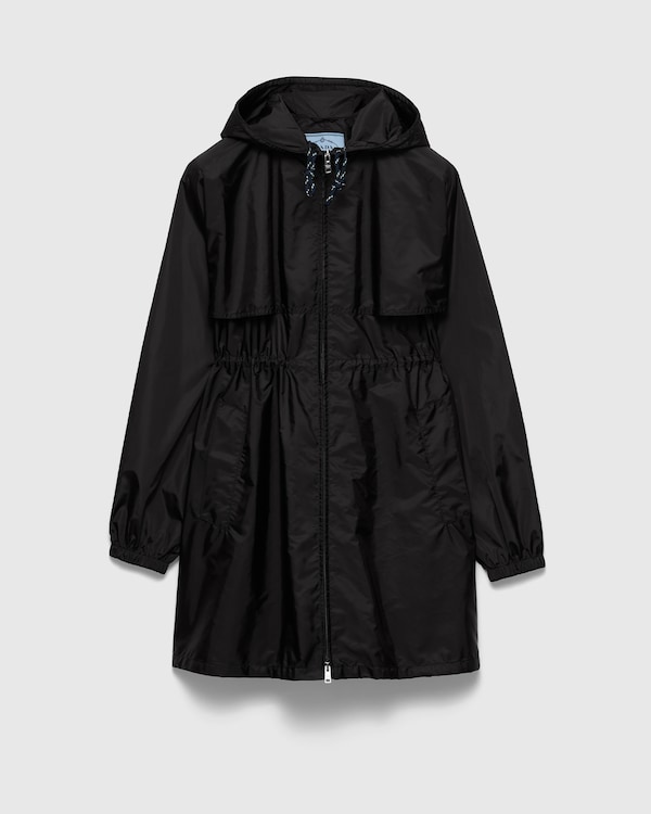 Tobacco Single-breasted pinstripe wool jacket | PRADA