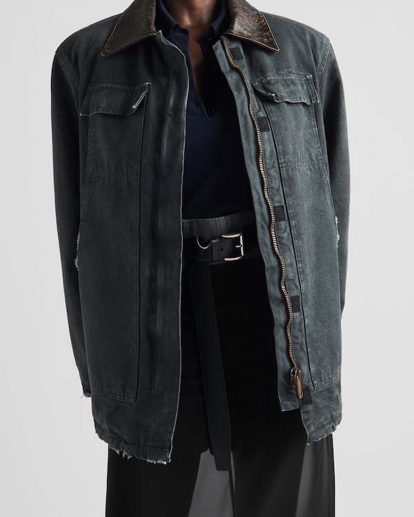 Cazadora de lona - Gris Cazadora de lona - Gris