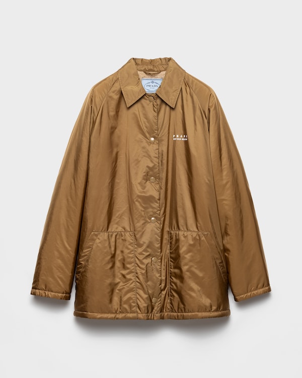 ジャケット PRADA Women Jackets 29Y246SOOO1WQ8 F0594 brown Triangle-logo jacket | Prada | OTTODISANPIETRO