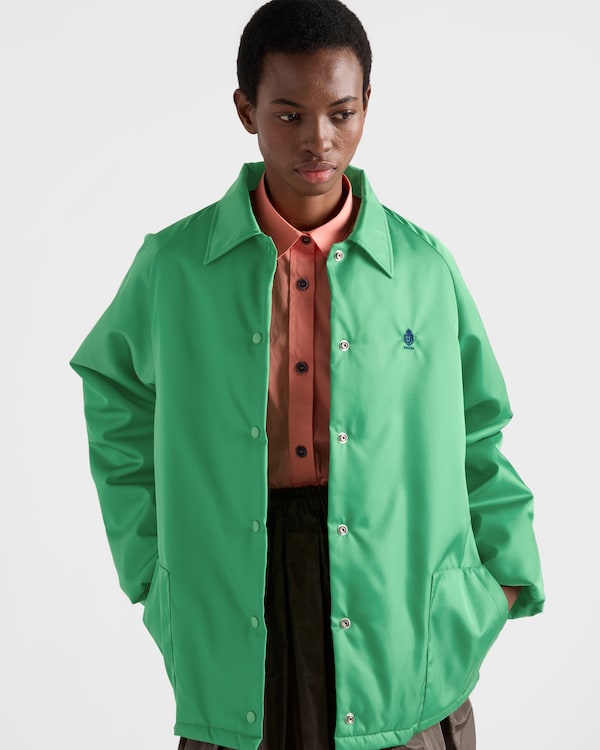 Re-Nylon blouson jacket - Green Re-Nylon blouson jacket - Green