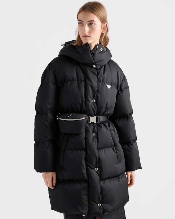 Re-Nylon down coat - Black Re-Nylon down coat - Black