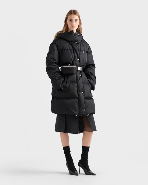 Re-Nylon down coat - Black Re-Nylon down coat - Black